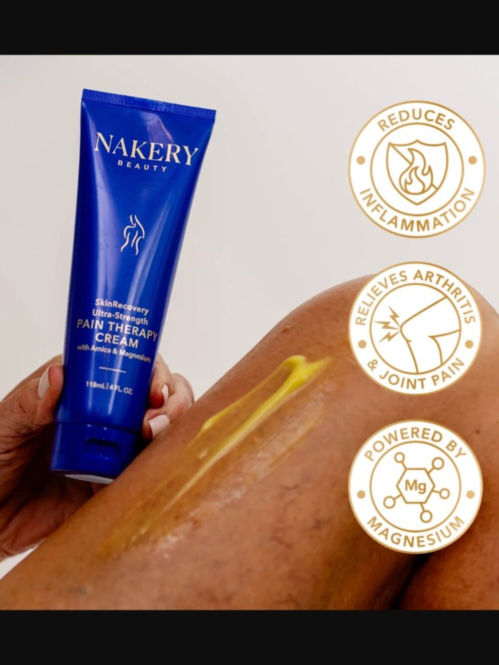 ❣️2/$36 NEW Nakery Beauty SkinRecovery Ultra-Strength Pain Therapy Cream $32.00 - Picture 4 of 8
